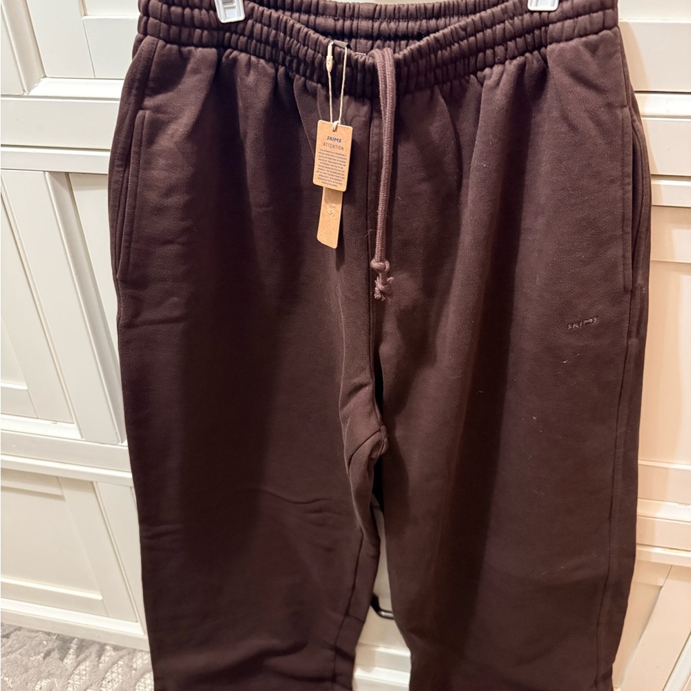 Skims Boyfriend Fleece Baggy Sweatpant